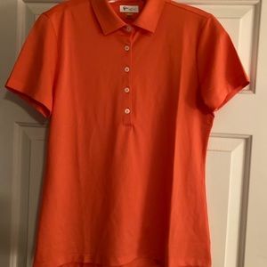 Greg Norman Collection Orange Polo Shirt